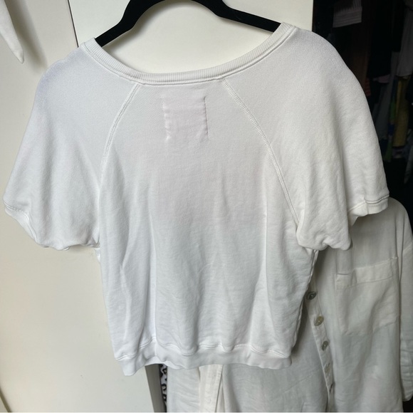 BAN.DO white short sleeve sweater - Picture 2 of 5